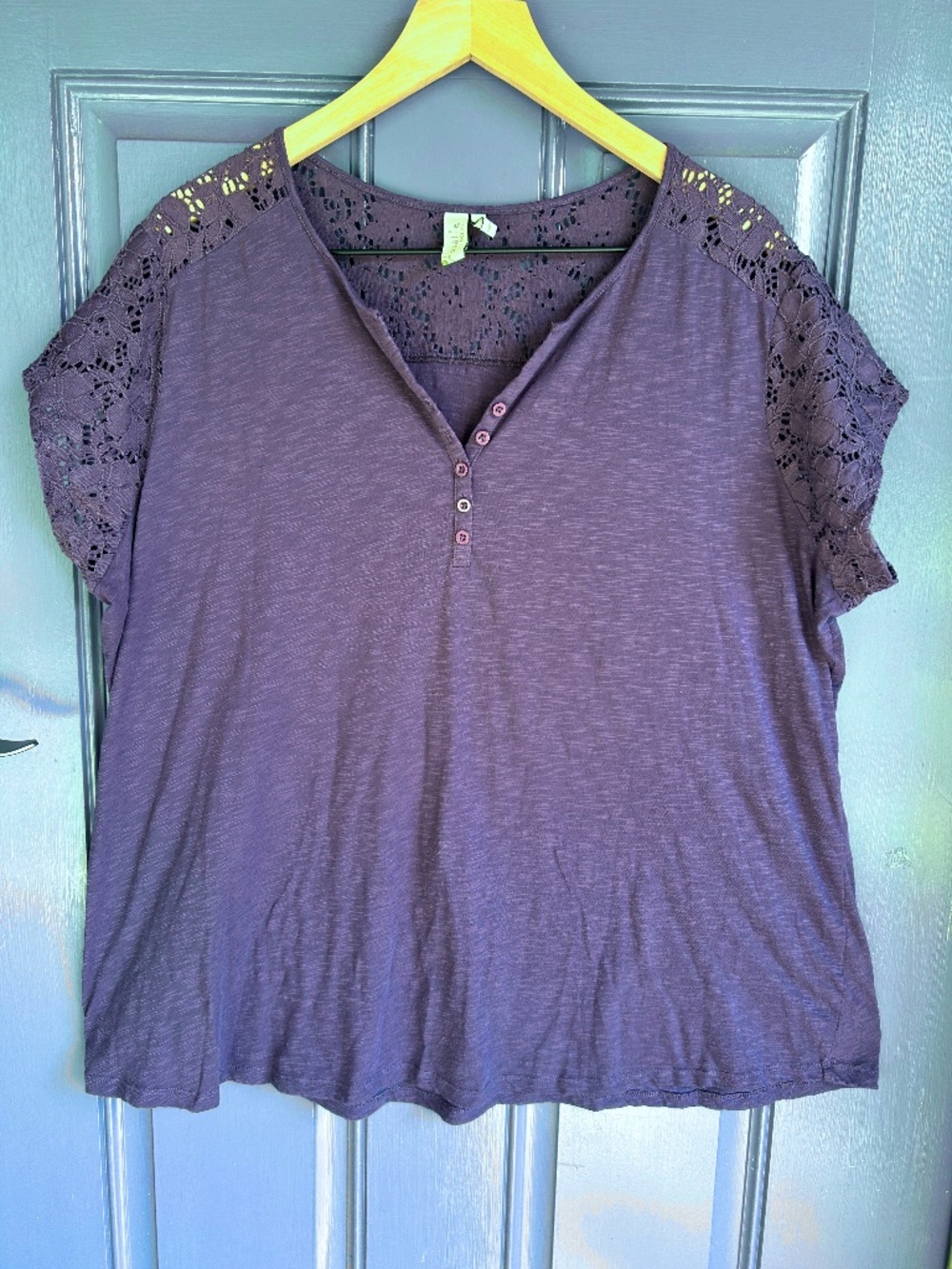 Sahalie Stretch Cotton Top, 3X
